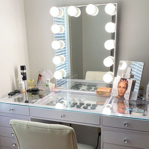 IMPRESSIONS VANITY · COMPANY Hollywood Glow XL Vanity Mirror with 12